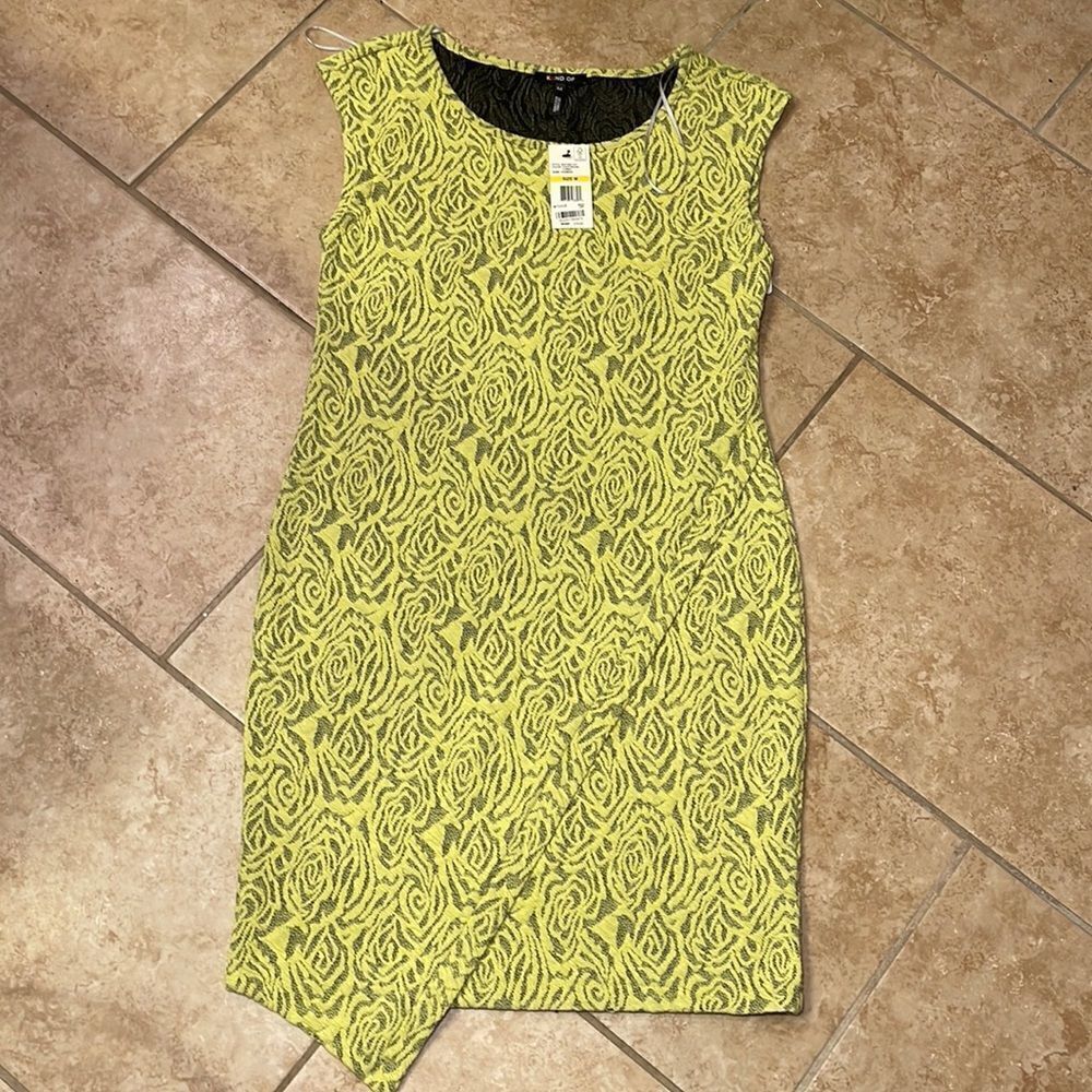 Yellow and gray dress 